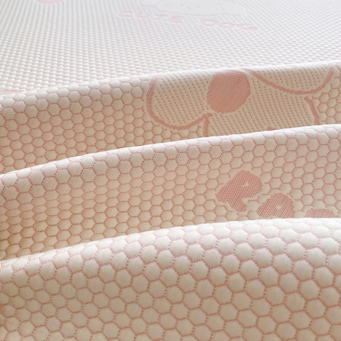 91家纺网 家纺一手货源 找家纺 小叮当家纺仓储工厂店 2025新款冰豆豆凉席冰丝席凉豆豆凉席-灵萌系列-床席款 灵萌条席-兔宝熊-粉