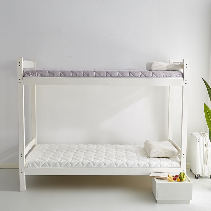 91家纺网 家纺一手货源 找家纺 红淳家纺 2025新款A类磨毛床垫学生宿舍床褥家用床垫子 洛可可-白