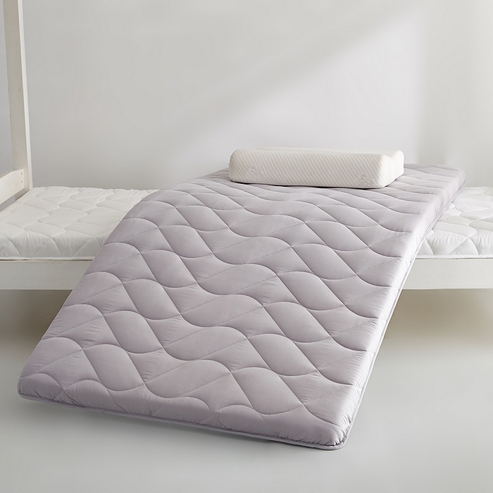 91家纺网 家纺一手货源 找家纺 红淳家纺 2025新款A类磨毛床垫学生宿舍床褥家用床垫子 洛可可-灰