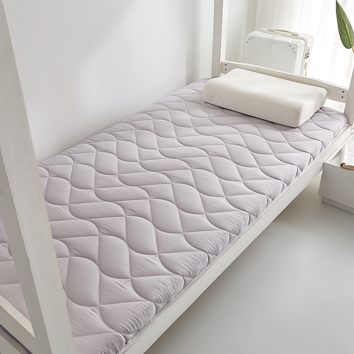 91家纺网 家纺一手货源 找家纺 红淳家纺 2025新款A类磨毛床垫学生宿舍床褥家用床垫子 洛可可-灰