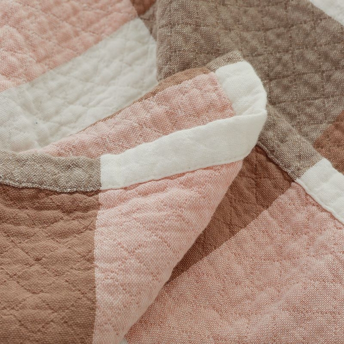 91家纺网 家纺一手货源 找家纺 （总）红淳家纺 2025新款全棉轻奢编织沙发毯空调盖毯薄被