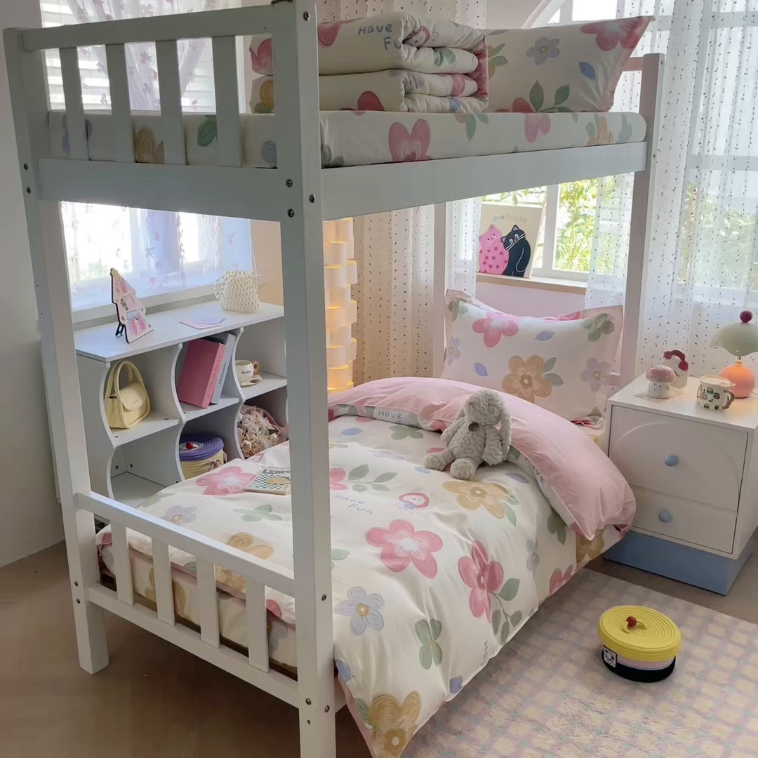 91家纺网 家纺一手货源 找家纺 （总）小叮当家纺仓储工厂店 2025新款舒适亲肤全棉纯棉斜纹印花学生三件套