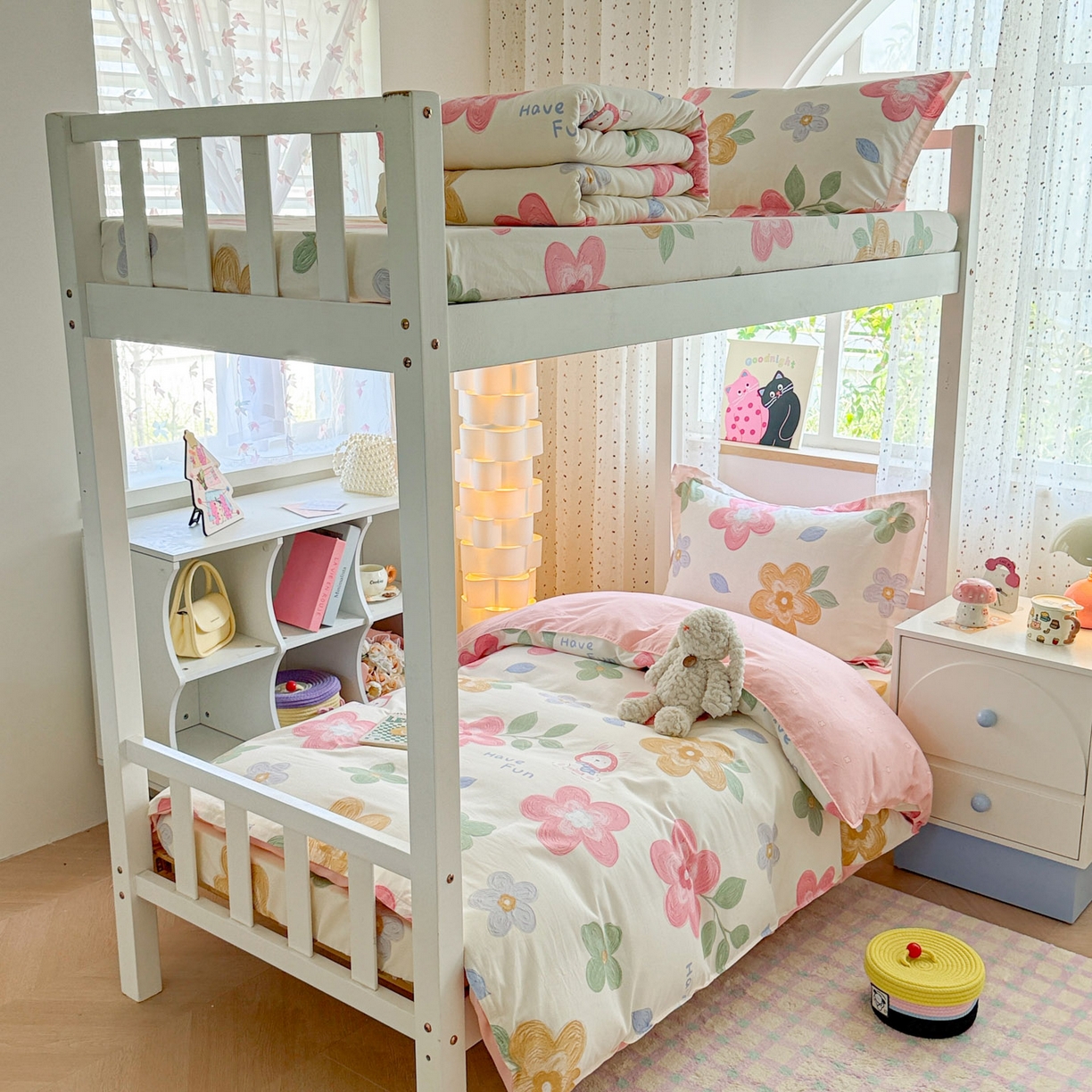 （总）小叮当家纺仓储工厂店 2025新款舒适亲肤全棉纯棉斜纹印花学生三件套