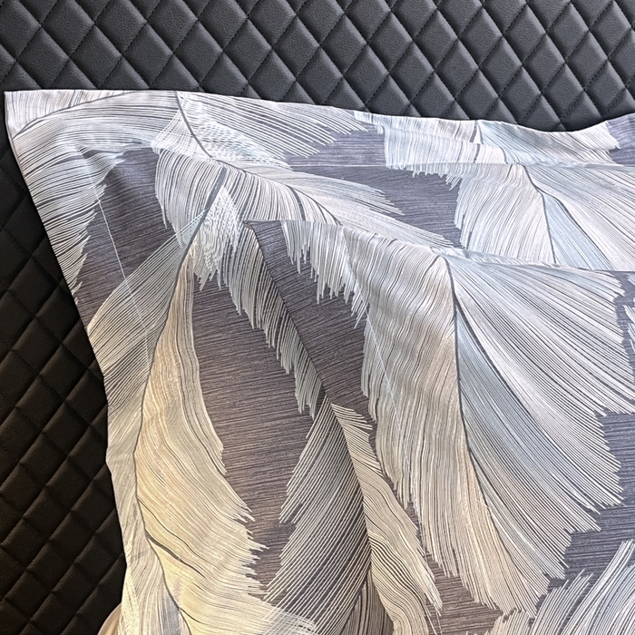 91家纺网 家纺一手货源 找家纺 红淳家纺 2025新款13376全棉活性印花四件套 羽蓝