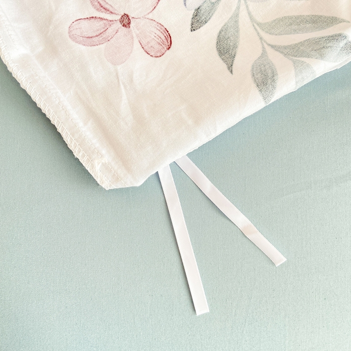 91家纺网 家纺一手货源 找家纺 红淳家纺 2025新款13376全棉活性印花四件套 蓝盈绣球