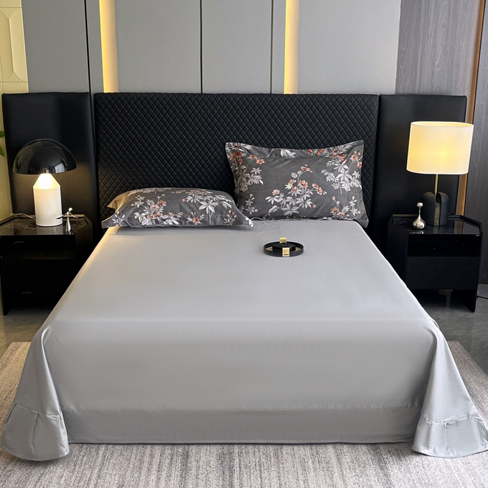 91家纺网 家纺一手货源 找家纺 红淳家纺 2025新款13376全棉活性印花四件套 孤星挽月