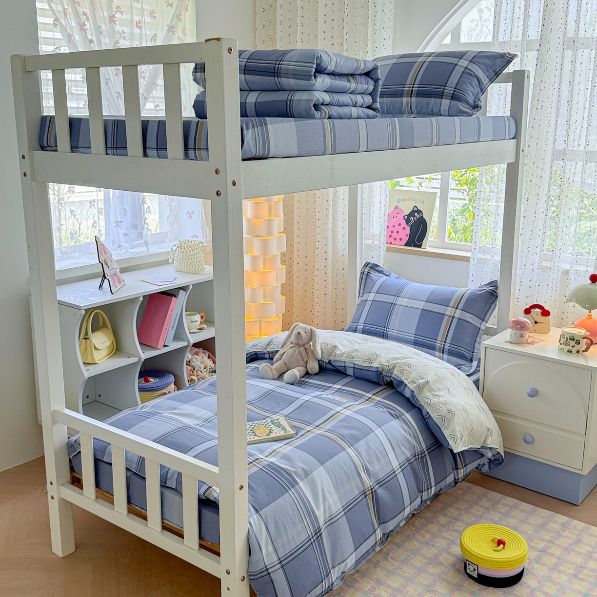 91家纺网 家纺一手货源 找家纺 （总）小叮当家纺仓储工厂店 2025新款舒适亲肤全棉纯棉斜纹印花学生三件套