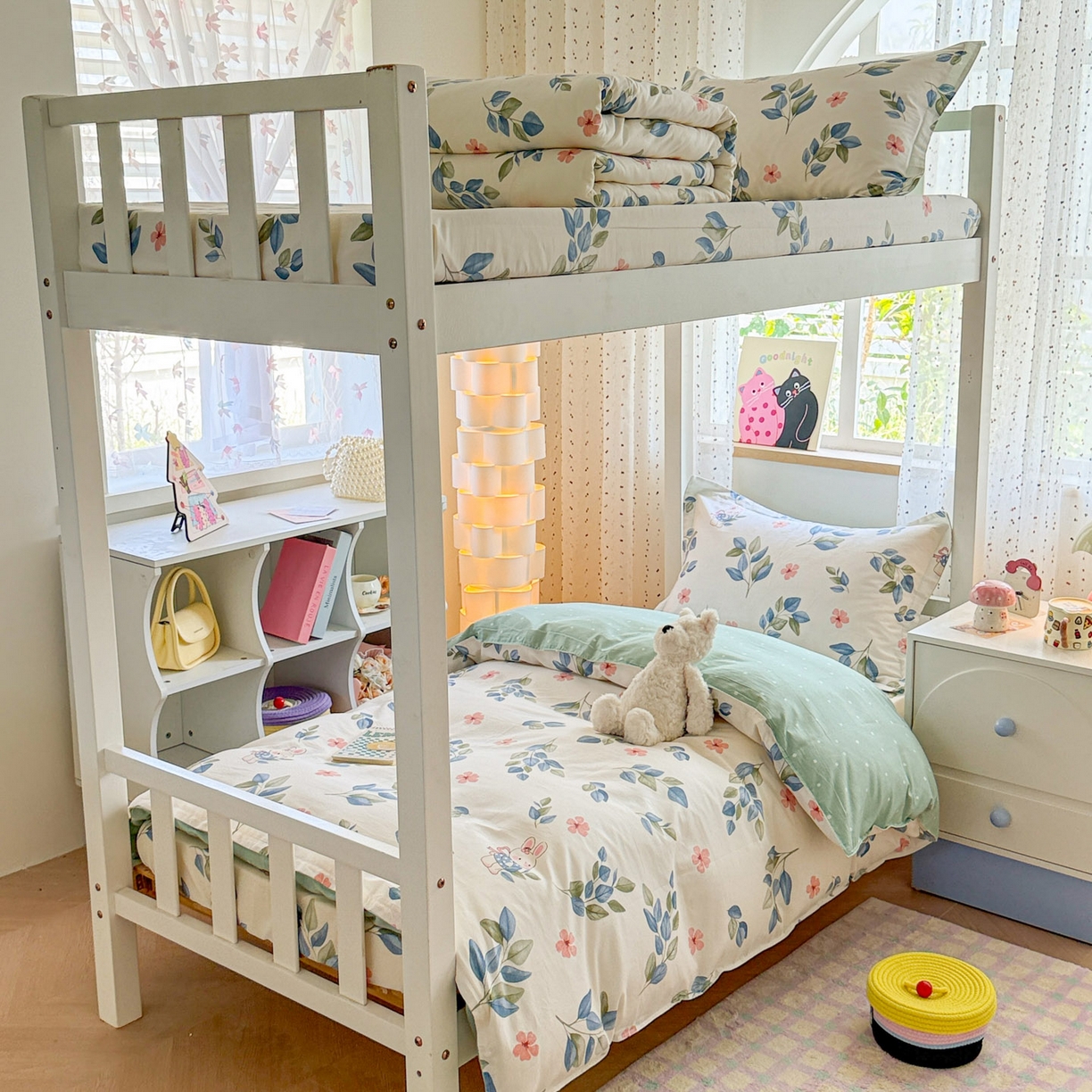 91家纺网 家纺一手货源 找家纺 （总）小叮当家纺仓储工厂店 2025新款舒适亲肤全棉纯棉斜纹印花学生三件套