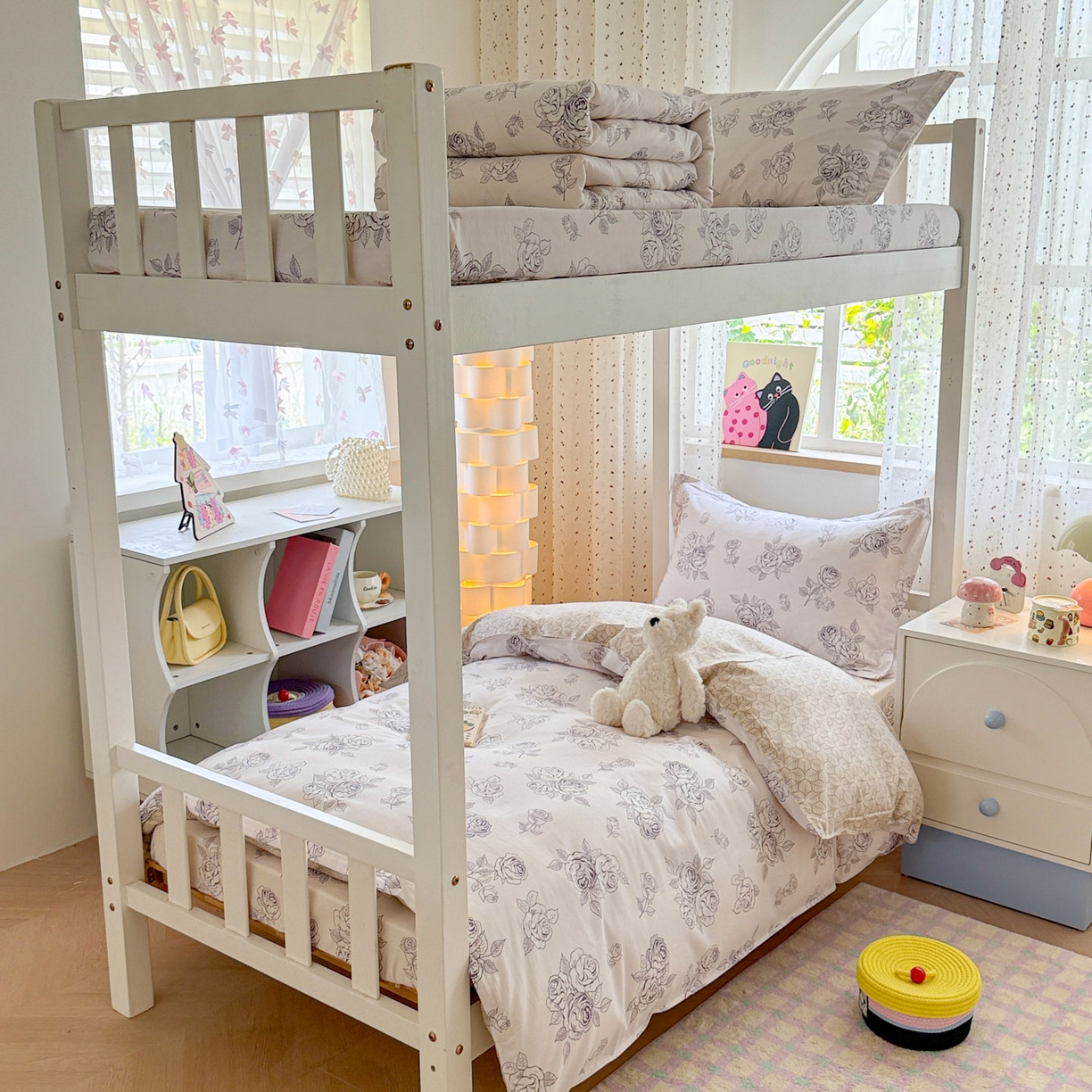 91家纺网 家纺一手货源 找家纺 （总）小叮当家纺仓储工厂店 2025新款舒适亲肤全棉纯棉斜纹印花学生三件套