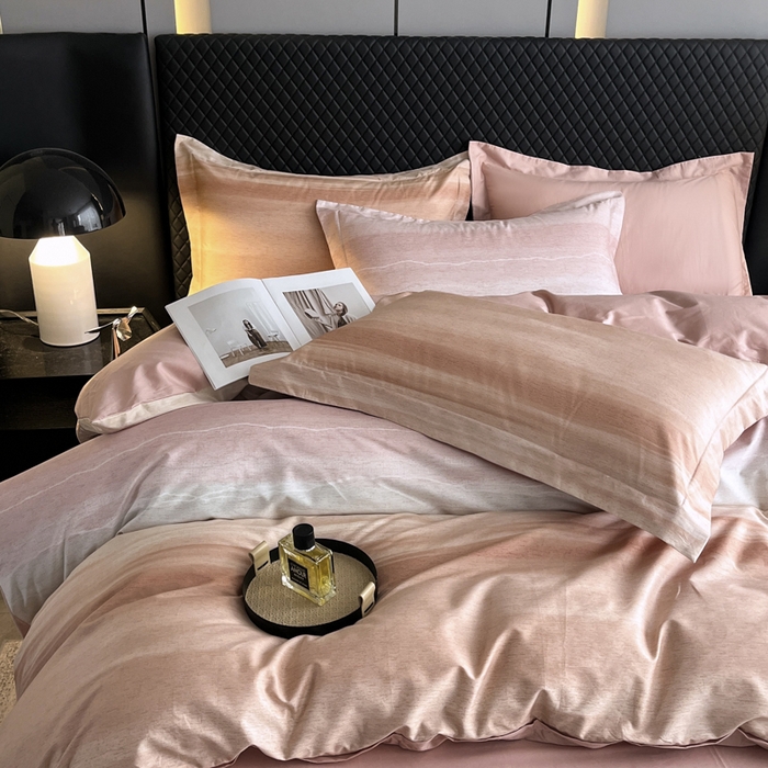 91家纺网 家纺一手货源 找家纺 红淳家纺 2025新款13376全棉活性印花四件套 曼意