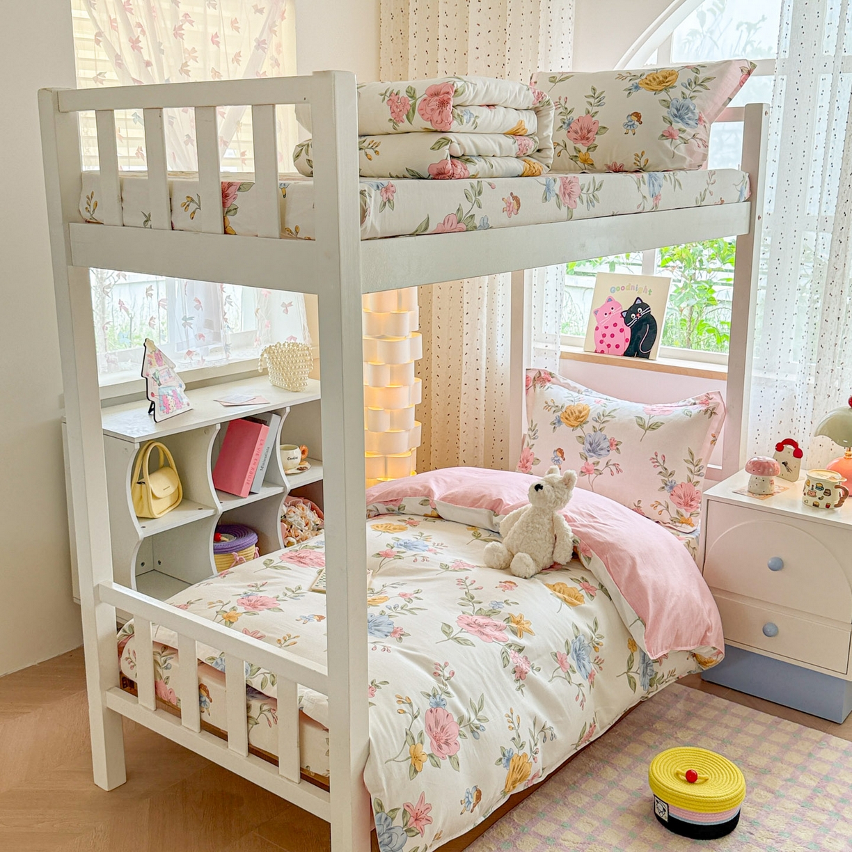 91家纺网 家纺一手货源 找家纺 （总）小叮当家纺仓储工厂店 2025新款舒适亲肤全棉纯棉斜纹印花学生三件套