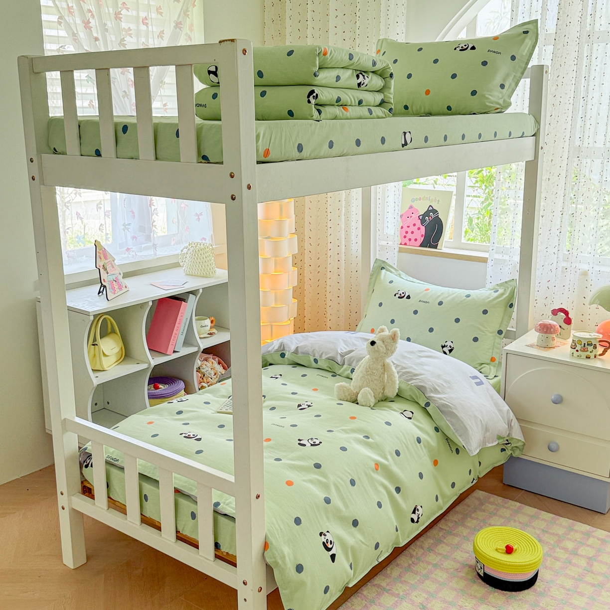 91家纺网 家纺一手货源 找家纺 （总）小叮当家纺仓储工厂店 2025新款舒适亲肤全棉纯棉斜纹印花学生三件套