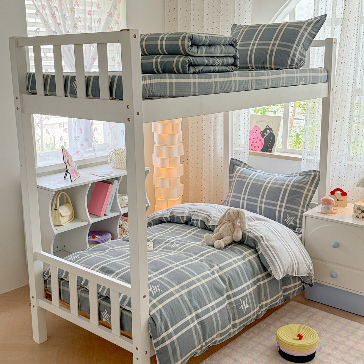 91家纺网 家纺一手货源 找家纺 （总）小叮当家纺仓储工厂店 2025新款舒适亲肤全棉纯棉斜纹印花学生三件套