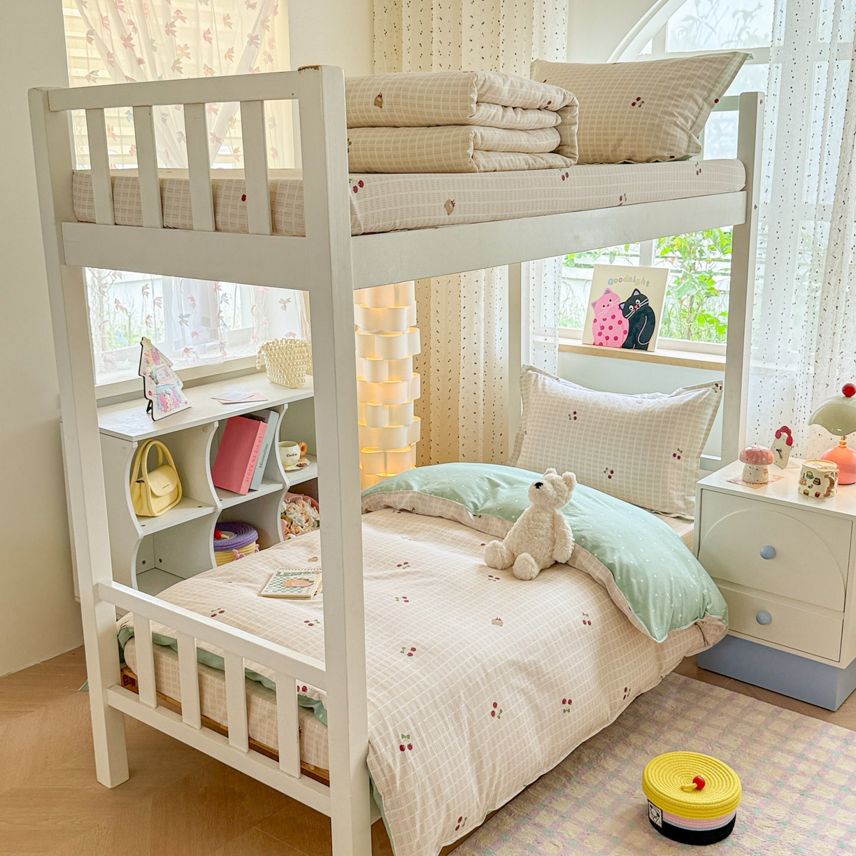 91家纺网 家纺一手货源 找家纺 （总）小叮当家纺仓储工厂店 2025新款舒适亲肤全棉纯棉斜纹印花学生三件套