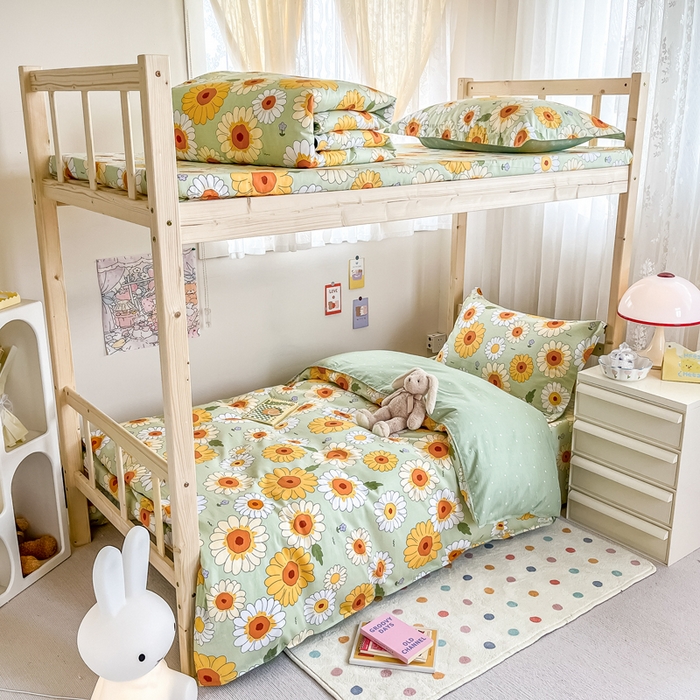 91家纺网 家纺一手货源 找家纺 （总）小叮当家纺仓储工厂店 2025新款舒适亲肤全棉纯棉斜纹印花学生三件套