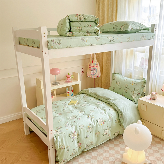 91家纺网 家纺一手货源 找家纺 （总）小叮当家纺仓储工厂店 2025新款舒适亲肤全棉纯棉斜纹印花学生三件套