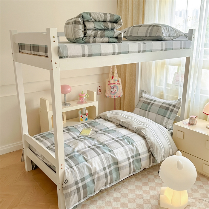 91家纺网 家纺一手货源 找家纺 （总）小叮当家纺仓储工厂店 2025新款舒适亲肤全棉纯棉斜纹印花学生三件套