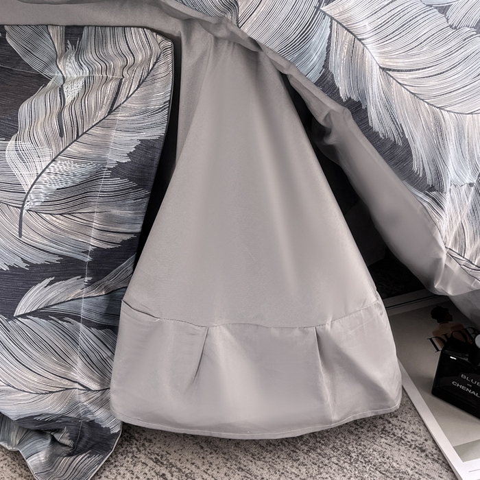 91家纺网 家纺一手货源 找家纺 红淳家纺 2025新款13376全棉活性印花单品被套 羽蓝