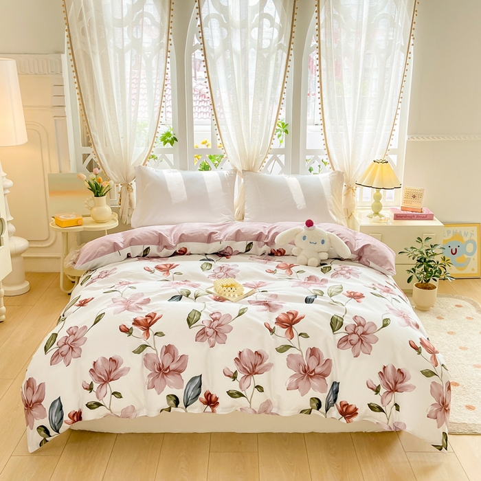 91家纺网 家纺一手货源 找家纺 （总）红淳家纺 2025新款13376全棉活性印花单品被套