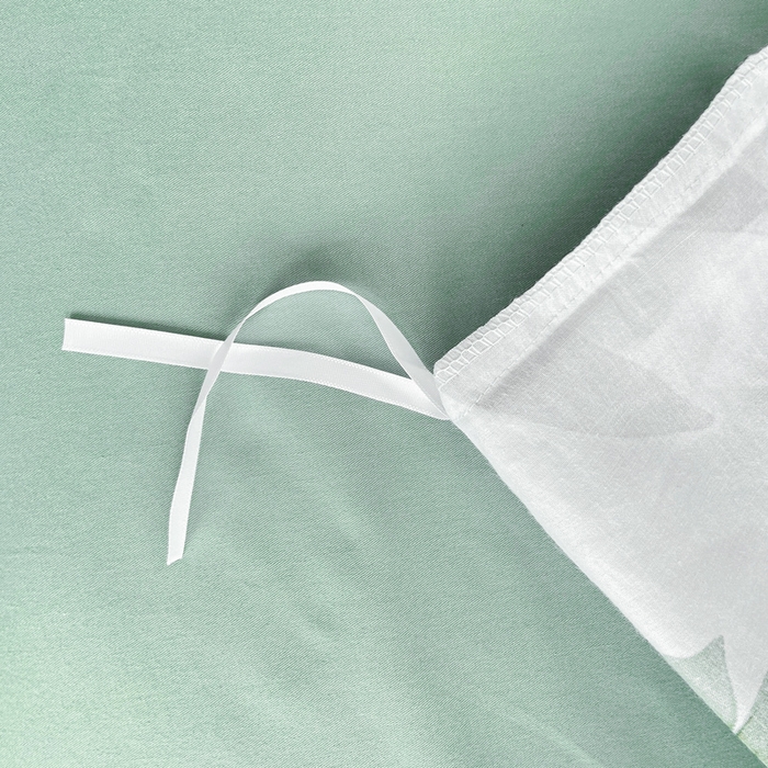 91家纺网 家纺一手货源 找家纺 红淳家纺 2025新款13376全棉活性印花单品被套 绿野浮渊