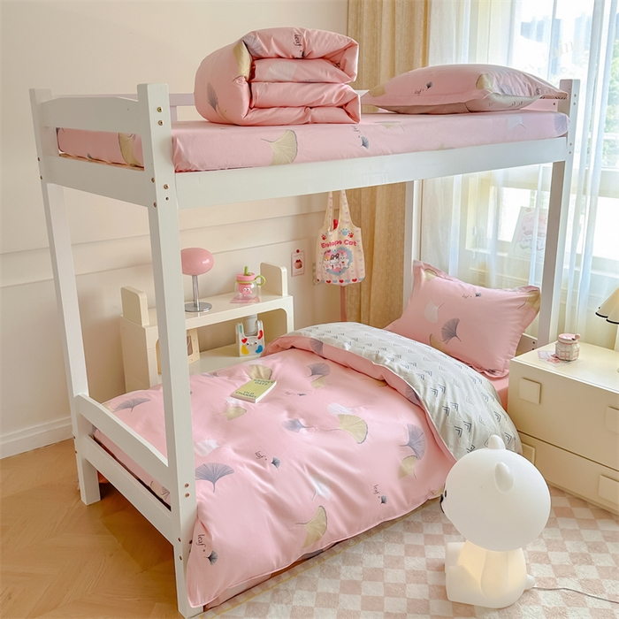 91家纺网 家纺一手货源 找家纺 （总）小叮当家纺仓储工厂店 2025新款舒适亲肤全棉纯棉斜纹印花学生三件套