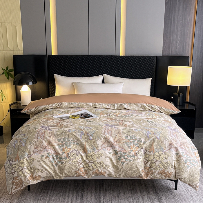 红淳家纺 2025新款13376全棉活性印花单品被套 风吹柳