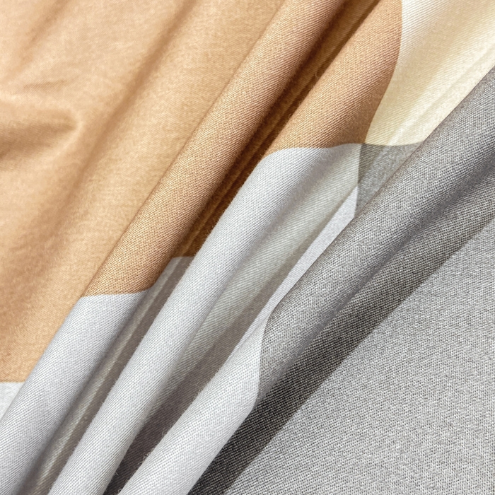 91家纺网 家纺一手货源 找家纺 红淳家纺 2025新款13376全棉活性印花单品床单 玛丽格-桔