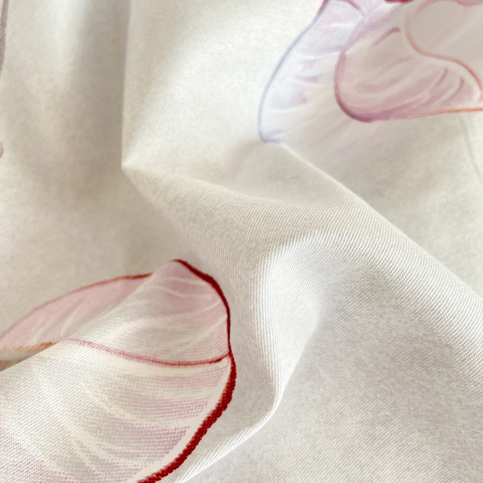 91家纺网 家纺一手货源 找家纺 红淳家纺 2025新款13376全棉活性印花单品床单 彩叶