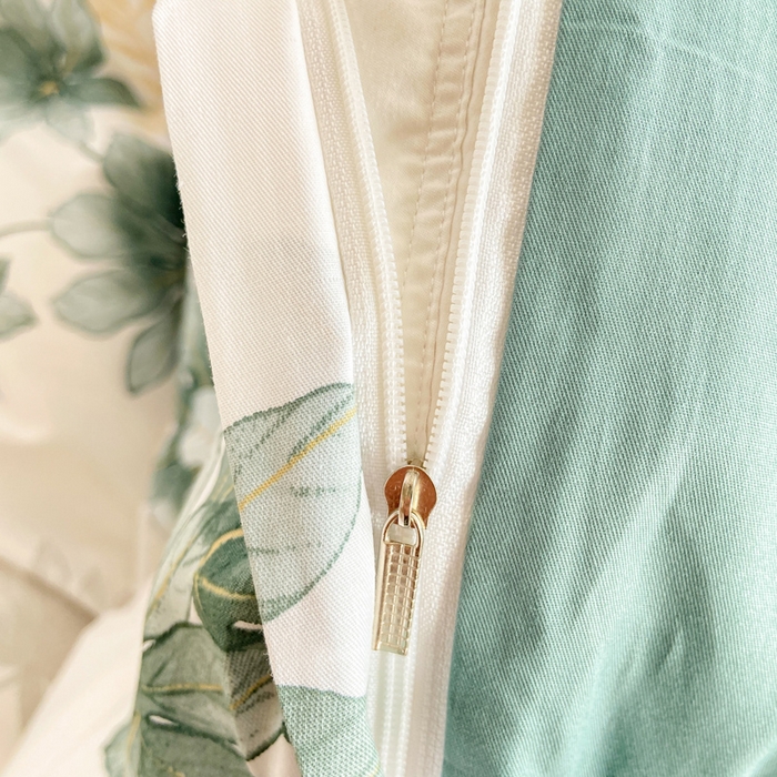 91家纺网 家纺一手货源 找家纺 红淳家纺 2025新款13376全棉活性印花单品床单 清风花影