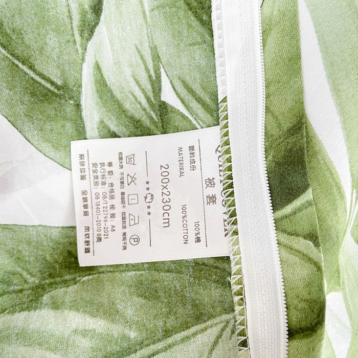 91家纺网 家纺一手货源 找家纺 红淳家纺 2025新款13376全棉活性印花单品床单 绿野浮渊