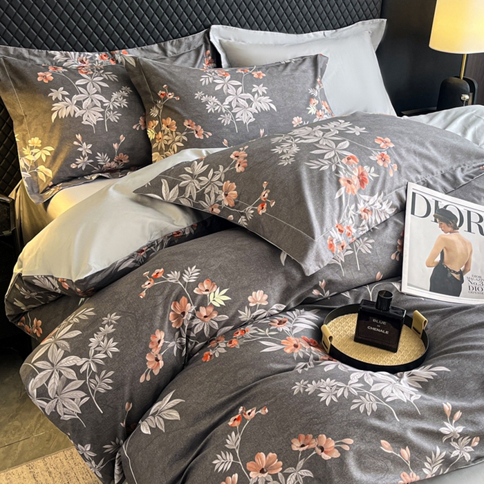 91家纺网 家纺一手货源 找家纺 红淳家纺 2025新款13376全棉活性印花单品床单 孤星挽月