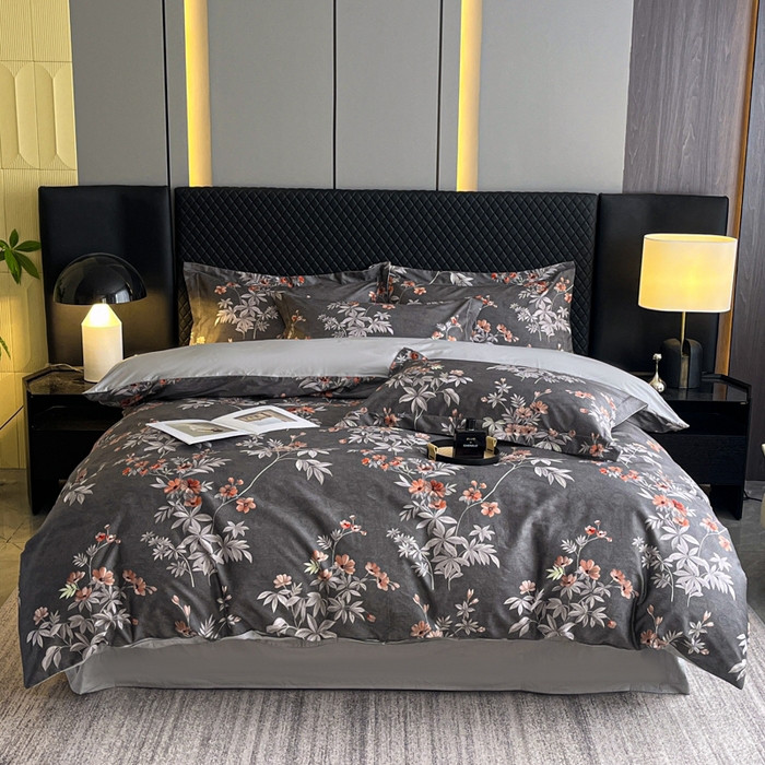 91家纺网 家纺一手货源 找家纺 红淳家纺 2025新款13376全棉活性印花单品床单 孤星挽月