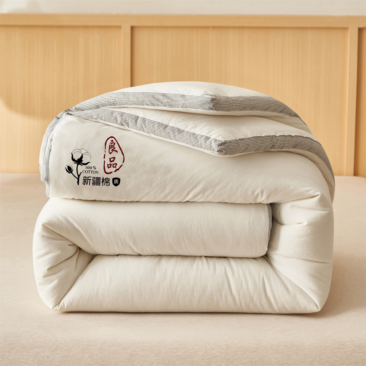 91家纺网 家纺一手货源 找家纺 （总）恬思语家纺 2025秋冬新款立体里外全棉纯棉棉花冬被被子被芯