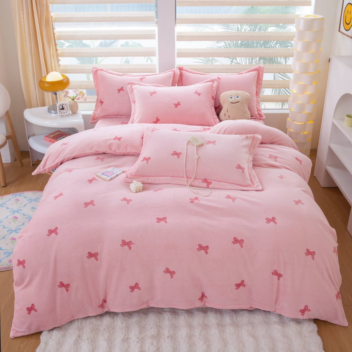 91家纺网 家纺一手货源 找家纺 （总）优姿家纺 2025新款加厚全消光牛奶绒印花四件套