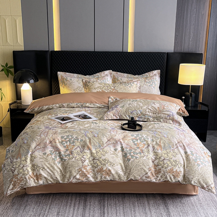 91家纺网 家纺一手货源 找家纺 红淳家纺 2025新款13376全棉活性印花单品枕套 风吹柳