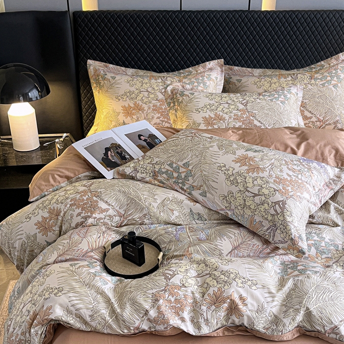 91家纺网 家纺一手货源 找家纺 红淳家纺 2025新款13376全棉活性印花单品枕套 风吹柳