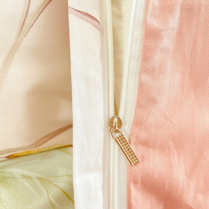 91家纺网 家纺一手货源 找家纺 红淳家纺 2025新款13376全棉活性印花单品枕套 一辰叶汐