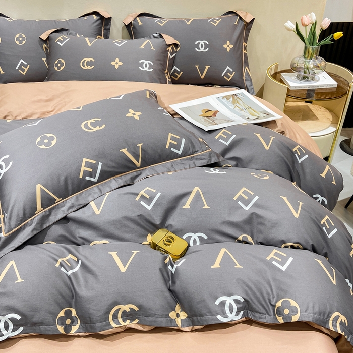 91家纺网 家纺一手货源 找家纺 红淳家纺 2025新款13376全棉活性印花单品枕套 风尚-灰