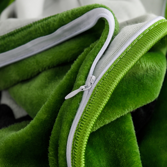 91家纺网 家纺一手货源 找家纺 静缘分 2025新款230克特厚8.5斤牛奶绒金貂绒床裙款保暖四件套-熊猫抱竹