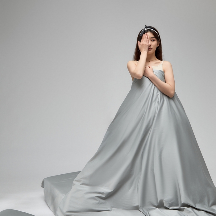 91家纺网 家纺一手货源 找家纺 红淳家纺 2025新款50s长绒棉纯色四件套及单品-四件套 朦胧灰