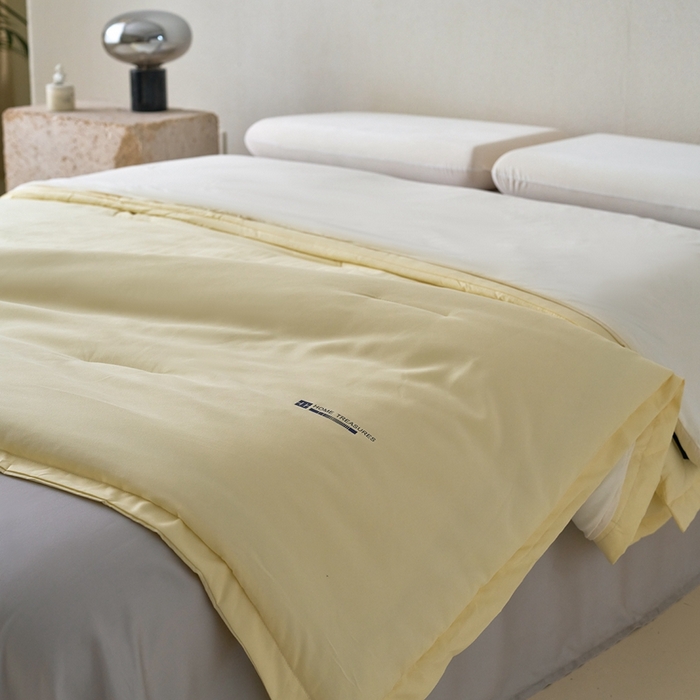 91家纺网 家纺一手货源 找家纺 花享莱 2025秋冬新款亚朵被子同款深睡被PRO四季被冬被子母被春秋被保暖控温被子被芯 朦胧黄-四季被