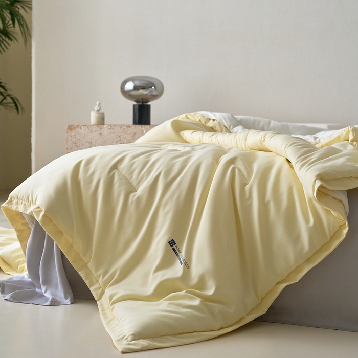 91家纺网 家纺一手货源 找家纺 花享莱 2025秋冬新款亚朵被子同款深睡被PRO四季被冬被子母被春秋被保暖控温被子被芯 朦胧黄-四季被