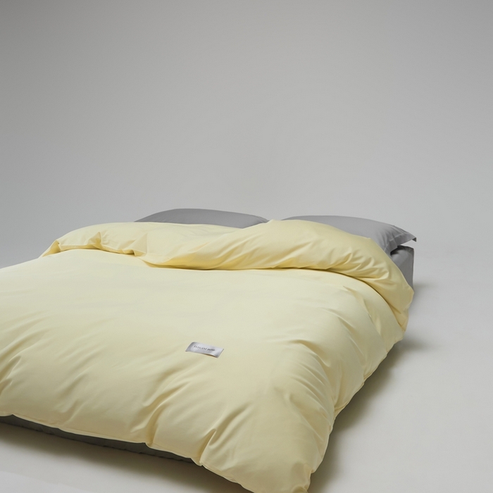 91家纺网 家纺一手货源 找家纺 红淳家纺 2025新款50s长绒棉纯色四件套及单品-单被套 向阳黄