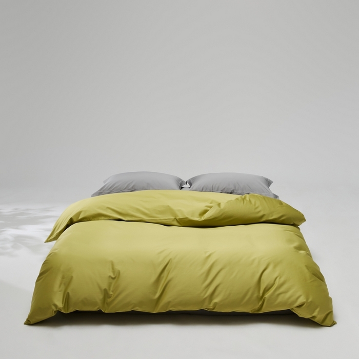 红淳家纺 2025新款50s长绒棉纯色四件套及单品-单被套 初秋绿