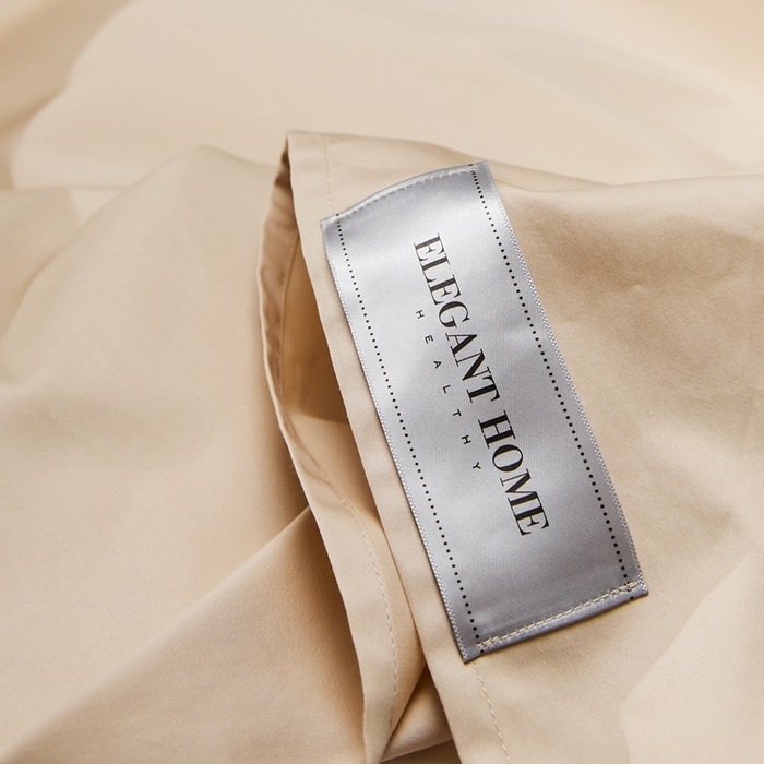 91家纺网 家纺一手货源 找家纺 红淳家纺 2025新款50s长绒棉纯色四件套及单品-单床单 香槟金