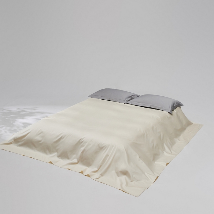 91家纺网 家纺一手货源 找家纺 （总）红淳家纺 2025新款50s长绒棉纯色四件套及单品-单床单