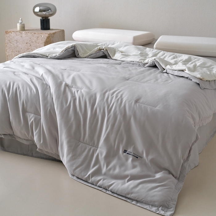 91家纺网 家纺一手货源 找家纺 花享莱 2025秋冬新款亚朵被子同款深睡被PRO四季被冬被子母被春秋被保暖控温被子被芯 黎明灰-四季被