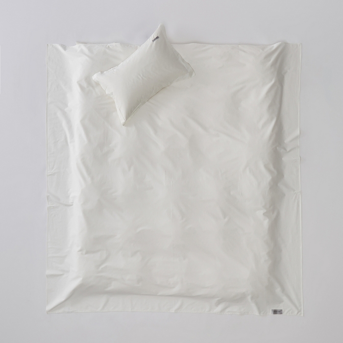 91家纺网 家纺一手货源 找家纺 红淳家纺 2025新款50s长绒棉纯色四件套及单品-单床单 雪月白