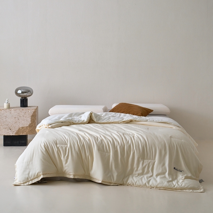 91家纺网 家纺一手货源 找家纺 花享莱 2025秋冬新款亚朵被子同款深睡被PRO四季被冬被子母被春秋被保暖控温被子被芯 云朵白-四季被