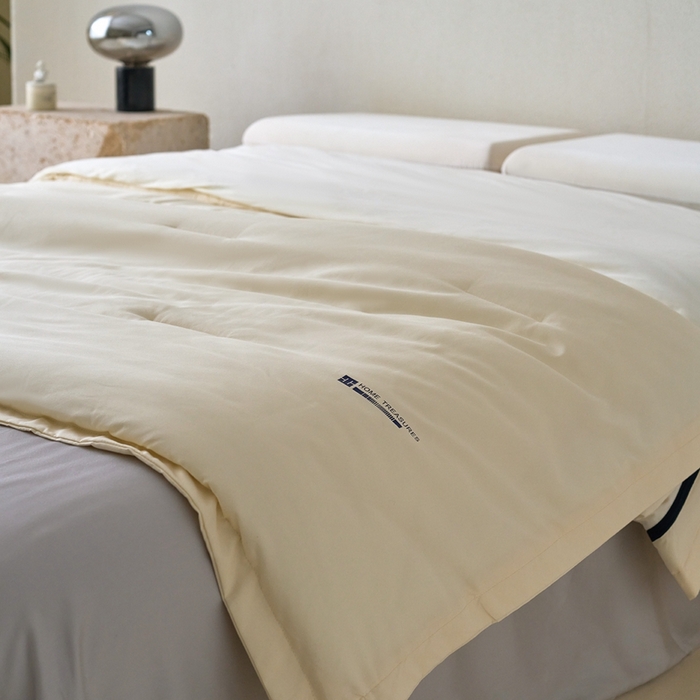 91家纺网 家纺一手货源 找家纺 花享莱 2025秋冬新款亚朵被子同款深睡被PRO四季被冬被子母被春秋被保暖控温被子被芯 云朵白-四季被